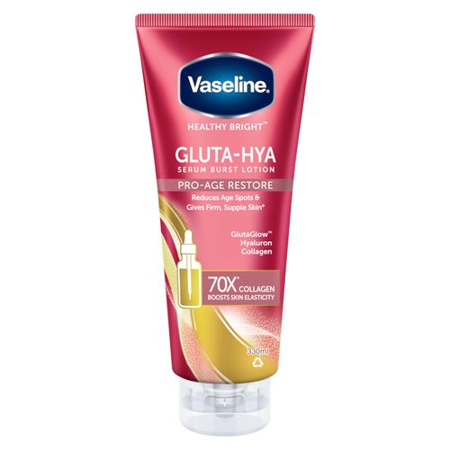 VASELINE GLUTA-HYA SERUM BURST LOTION PRO-AGE RESTORE 330ML