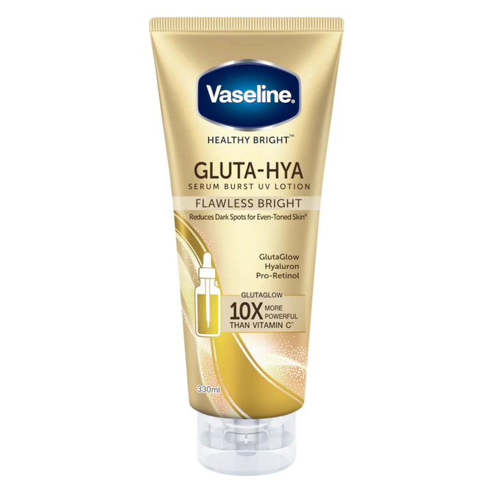 Vaseline Gluta-Hya Serum Burst Lotion UV Flawless Bright