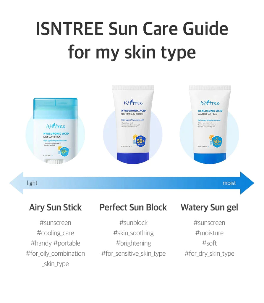 ISNTREE Hyaluronic Acid Watery Sun Gel SPF 50 PA++++ 