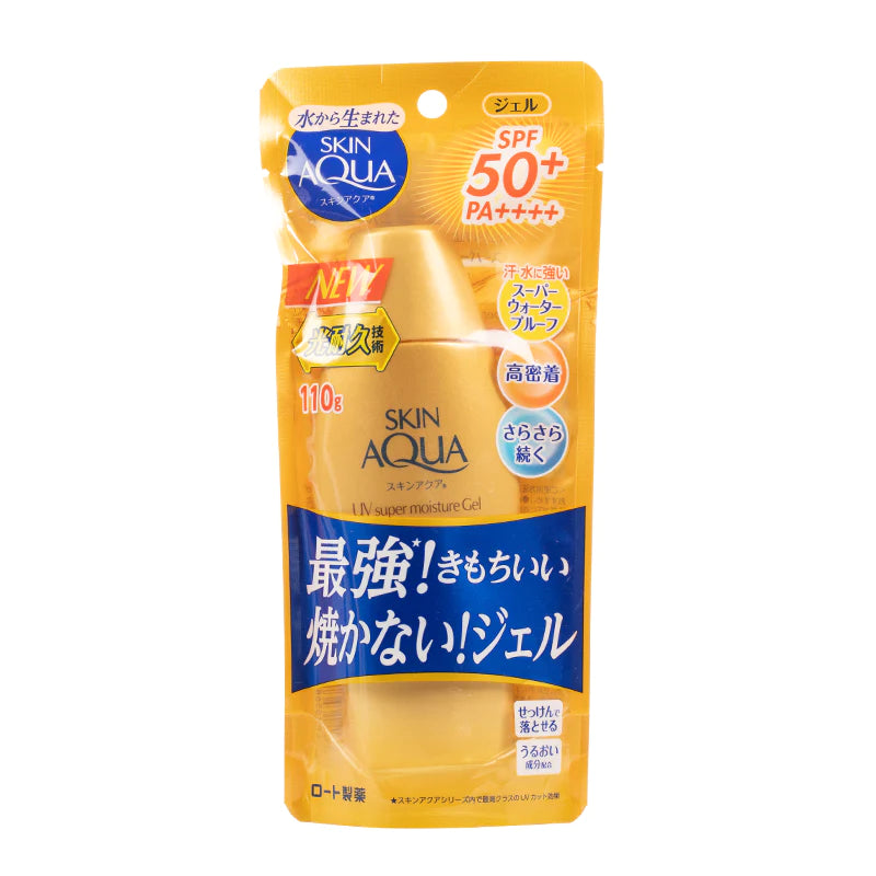 Rohto Mentholatum - Skin Aqua UV Super Moisture Gel Gold SPF 50+ PA++++ 110g