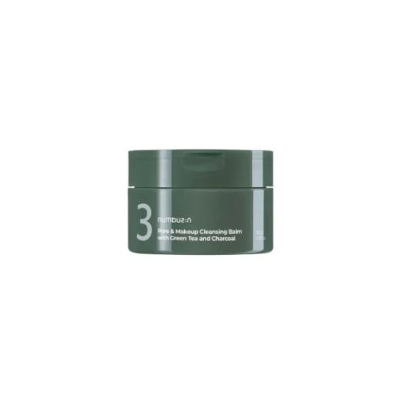 numbuzin - No.3 Pore & Makeup Cleansing Balm With Green Tea And Charcoal 85G