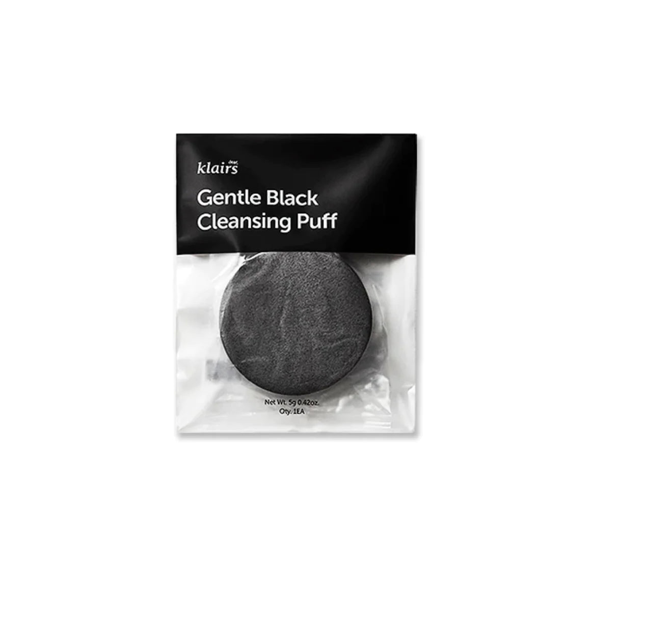 DEAR KLAIRS - GENTLE BLACK CLEANSING PUFF 1PC