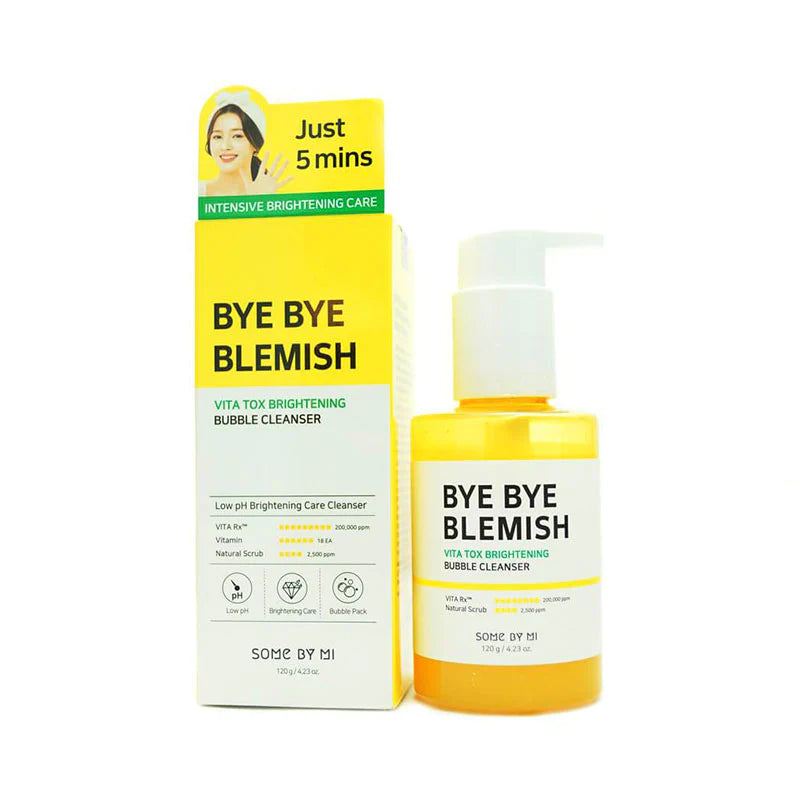 SOME BY MI - BYE BYE BLEMISH VITA TOX BRIGHTENING BUBBLE CLEANSER 120g