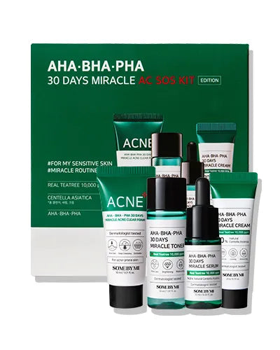 SOME BY MI - AHA, BHA, PHA 30 DAYS MIRACLE AC SOS KIT 4pcs