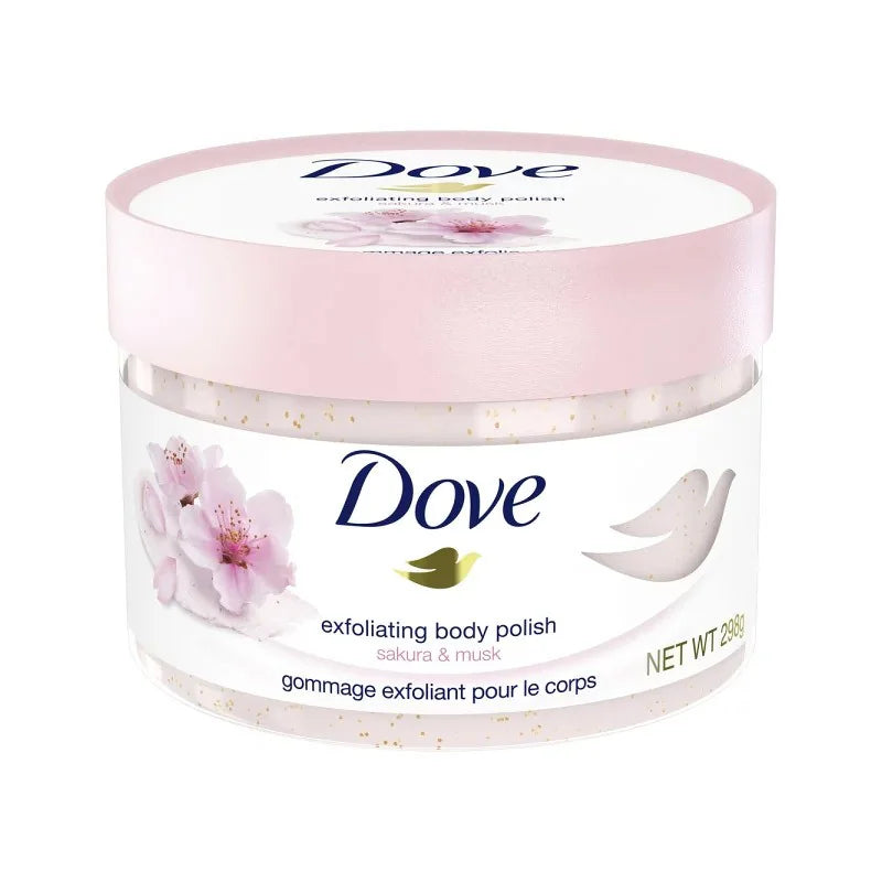 DOVE JAPAN EXFOLIATING BODY POLISH SAKURA & MUSK