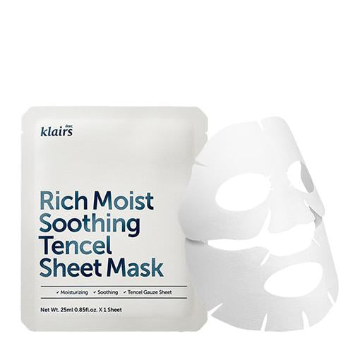 Klairs -RICH MOIST SOOTHING TENCEL SHEET MASK 25ML