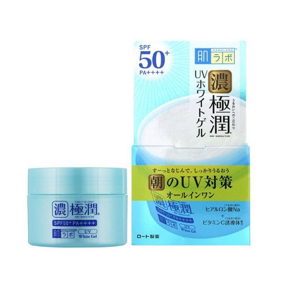 ROHTO MENTHOLATUM - HADA LABO KOI-GOKUJYUN UV WHITE GEL SPF 50+ PA++++ 90G