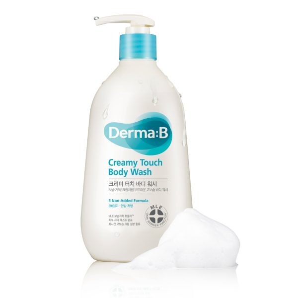 DERMA B - CREAMY TOUCH BODY WASH 400ML