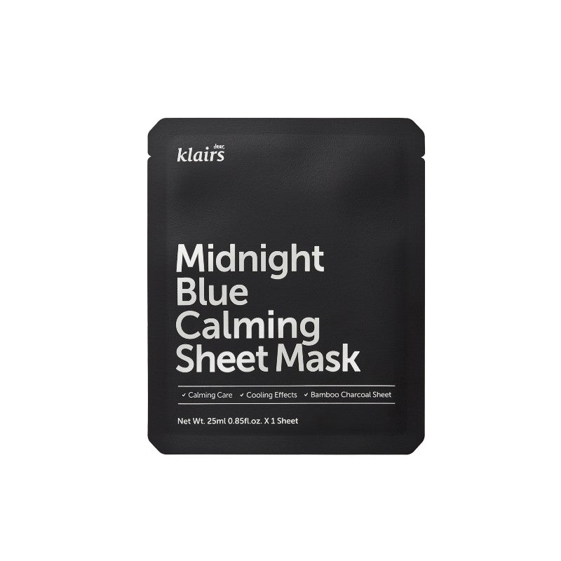 Klairs - MIDNIGHT BLUE CALMING SHEET MASK 25ML