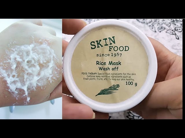 SKINFOOD - RICE MASK WASH OFF 100G